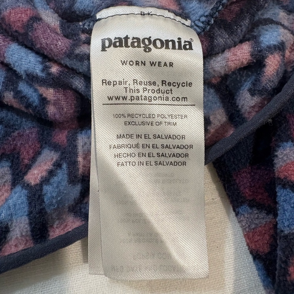 PATAGONIA Women's Micro D Snap-T Fleece Synchilla Pullover Sz S - Picture 12 of 13